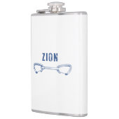 Zion Rock Climbing Quickdraw Flachmann (Links)