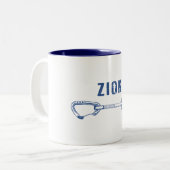 Zion Rock Climbing Quickziehen Zweifarbige Tasse (Vorderseite Links)