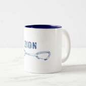 Zion Rock Climbing Quickziehen Zweifarbige Tasse (VorderseiteRechts)