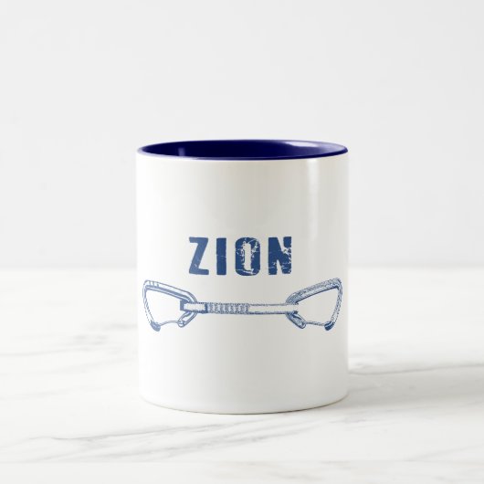 Zion Rock Climbing Quickziehen Zweifarbige Tasse (Mittel)