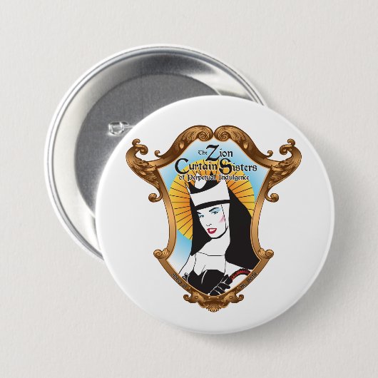 Zion Schwester-Knopf Button (Vorne & Hinten)