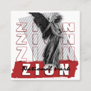 Zion small quadratische visitenkarte