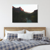 Zion Sunset Leinwanddruck (Insitu (Schlafzimmer))