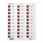 Zion Sunset Rücksendeadresse (Vorne)