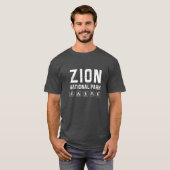 Zion T-Shirt Nationalparks (Utah) - Dunkelheit (Vorne ganz)