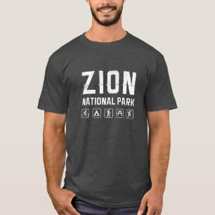 Zion T-Shirt Nationalparks (Utah) - Dunkelheit