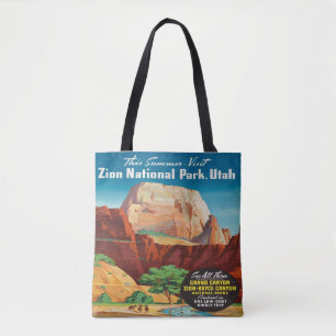 Zion Vintage Reise Nationalpark-Utah-Ferien Tasche