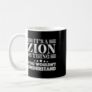 Zion Vorname Persönlicher Geburtstag Vatertag Männ Kaffeetasse