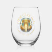 Zion Weinglas Ohne Stiel (Rückseite)