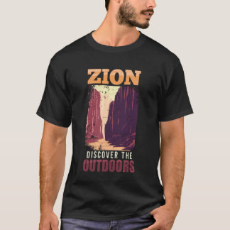 Zion ZION ENTDECKE DIE NATUR FRECH Nationalpark T-Shirt
