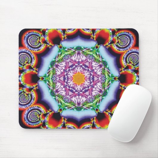 Zionesque Kaleidoscope Mouse Pad Mousepad (Mit Mouse)