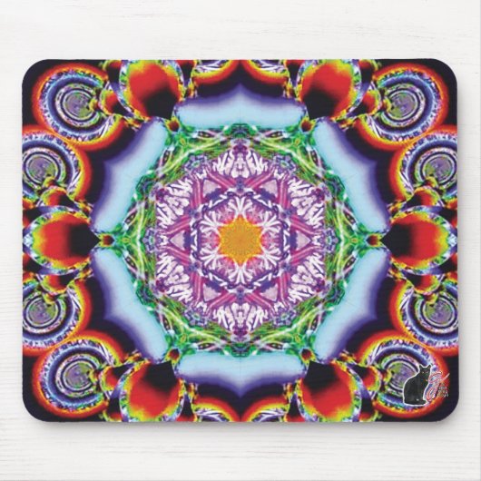 Zionesque Kaleidoscope Mouse Pad Mousepad (Vorne)