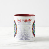 Zionesque Namaste-Tasse Tasse (Zentrum)
