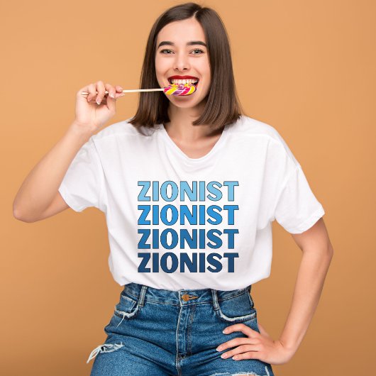 Zionist, Pro Israel, jüdischer Stolz, Israel unter T-Shirt