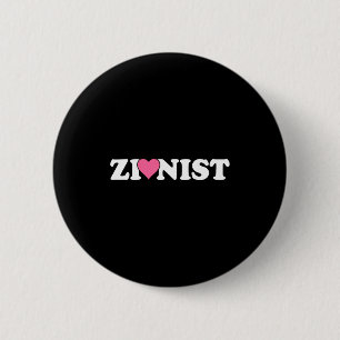 Zionistischer Funny Valentine Day Retro-Liebes-Mem Button