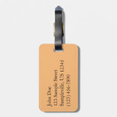 Zion's weinender Felsen im Zion-Nationalpark Gepäckanhänger (Rückseite vertikal)