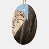 Zion's weinender Felsen im Zion-Nationalpark Keramik Ornament (Links)