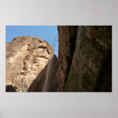 Zion's weinender Felsen im Zion-Nationalpark Poster (Vorne)