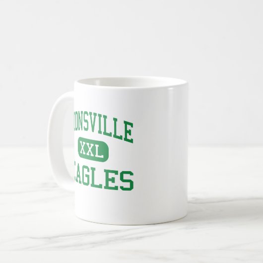 Zionsville - Eagles - Gemeinschaft - Zionsville Kaffeetasse (Vorderseite Links)