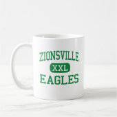 Zionsville - Eagles - Gemeinschaft - Zionsville Kaffeetasse (Links)