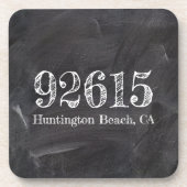 Zip-Code der Zwischenablage Getränkeuntersetzer (Vorderseite)