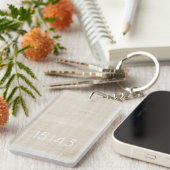 Zip-Code Neue Zuhause Nuetral Realtor Geschenkidee Schlüsselanhänger (Vorderseite rechts)