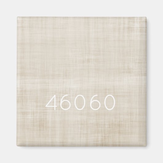 Zip-Code Neuer Zuhause-Verschieben eines Office-Ne Magnet (Vorne)