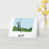 "Zip es!" Karte (Gelbe Blume)