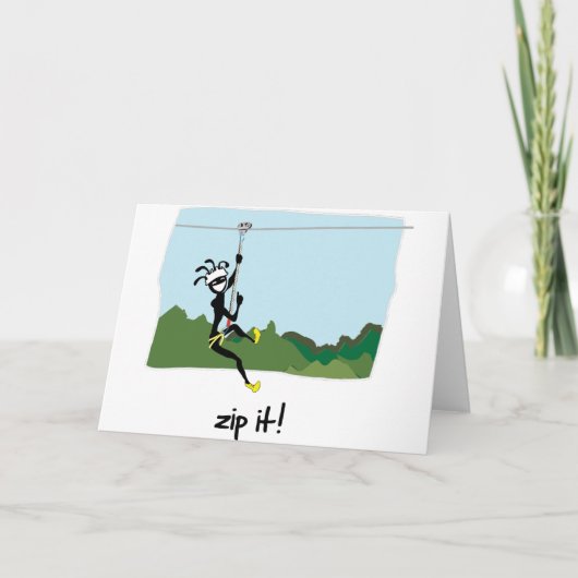 "Zip es!" Karte (Vorderseite)