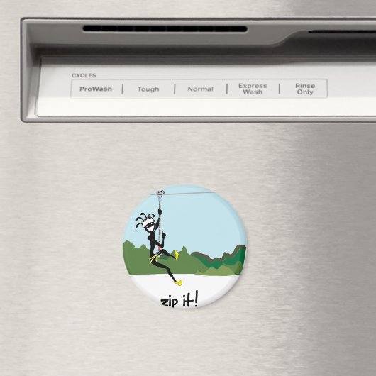 "Zip es!" Magnet (In Situ (Geschirrspüler))