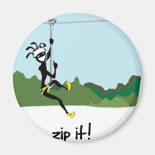 "Zip es!" Magnet