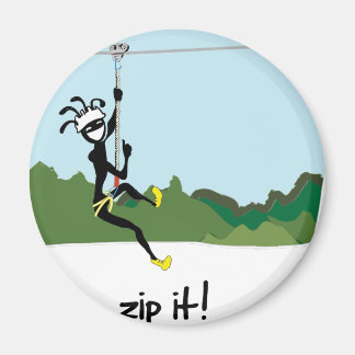 "Zip es!" Magnet