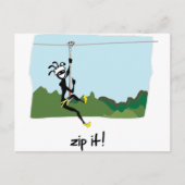 "Zip es!" Postkarte (Vorderseite)