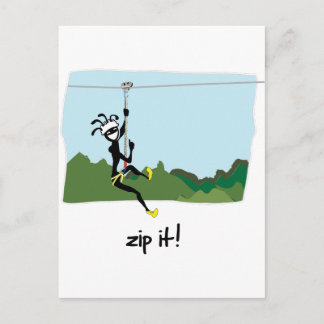 "Zip es!" Postkarte
