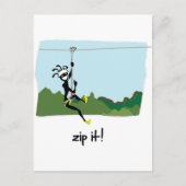 "Zip es!" Postkarte (Vorderseite)