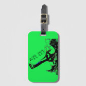 Zip es! - Zipline Rider Gepäckanhänger (Vorderseite Vertikal)