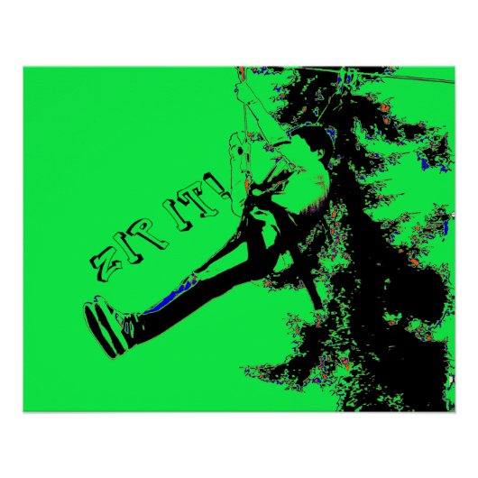 Zip es! - Zipline Rider Poster (Vorderseite)