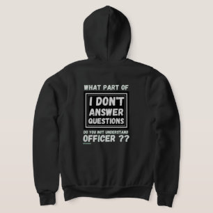 Zip-Hoodie-Sweatshirt "I ANTWORT TO QUESTS 2" Hoodie