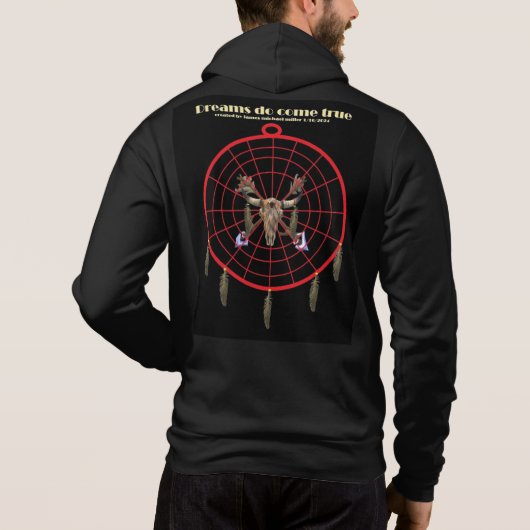 Zip Hoodie von James Michael Miller (Rückseite)