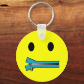 'zip it FACE SCHLÜSSELANHÄNGER (Vorderseite)