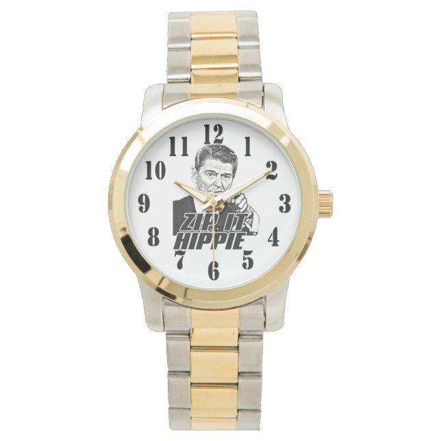 ZIP IT HIPPIE ARMBANDUHR (Vorderseite)