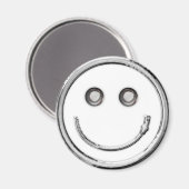 Zip IT - Kurve) Magnet (Vorderseite/Rückseite)