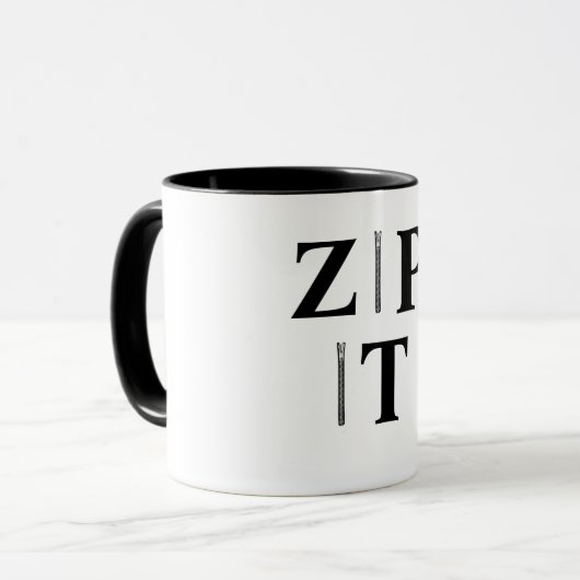 ZIP IT TASSE (Vorderseite Links)