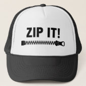 ZIP IT! TRUCKERKAPPE (Vorderseite)