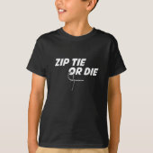Zip-Krawatte oder die Geschenkidee T-Shirt (Vorderseite)