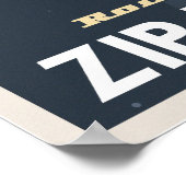 Zip Line Tours durch den Asteroidengürtel Poster (Ecke)