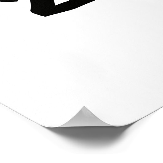 Zip-pea Funny Zippy Pea Pun Poster (Ecke)