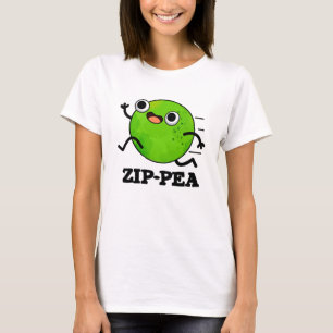 Zip-pea Funny Zippy Pea Pun T-Shirt