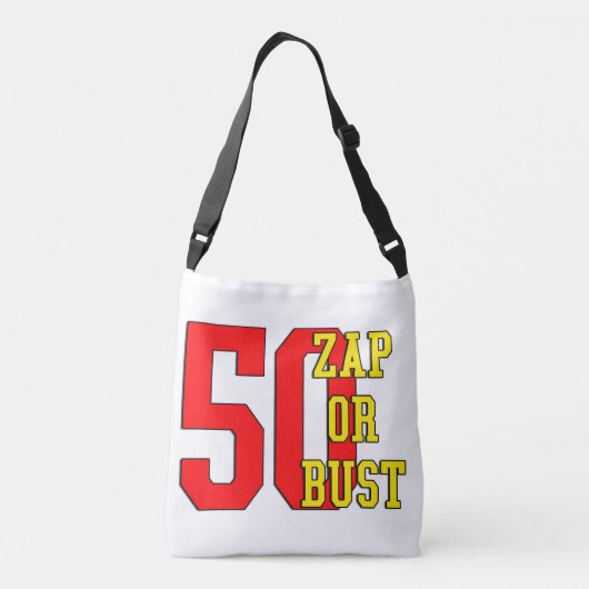 Zip to Zap 50th Anniversary Bag Tragetaschen Mit Langen Trägern (Rückseite)