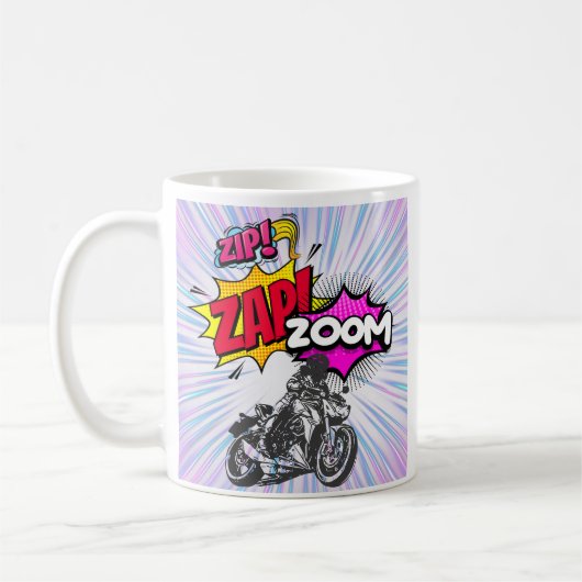 Zip, zap, Zoom Klassische Tasse (Links)